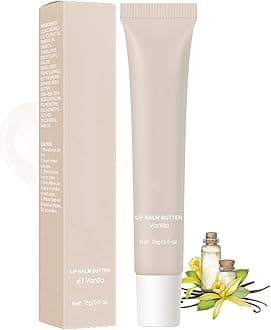 Summer Tinted Lip Butter Balm - Ultra-Hydrating, Nourishing Lip Care with Natural Ingredients, Soothes & Softens Dry Lips (Vanilla, 1Pc)