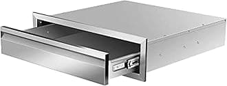 AHLOKI Outdoor Kitchen Drawer Single BBQ Drawer Stainless Steel, 24W x 6.5H x 23D Inch