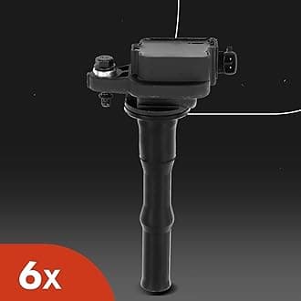 A-Premium Set of 6 Ignition Coil Pack and Iridium Spark Plugs Compatible with Toyota Avalon 1995, Camry 1994-1995 & Lexus ES300 1994-1995 V6 3.0L