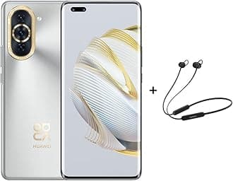 nova 10 Pro Smartphone + Free Neckband, 6.78-inch curved OLED display, 60MP+8MP Front Ultra Wide Camera, 7.88 mm Ultra-Thin Design, 50MP AI Triple camera, 100W SuperCharge Turbo, Starry Silver