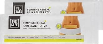 Feminine Herbal Pain Relief Patches(Pack Of 10)|Natural Pain Relief Patches|No Side Effects|Sleek Design|Comfort For Upto 12 Hours