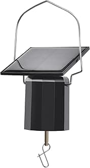 Wind Spinner Motor Solar Powered Mobile Rotating Hanging Ornament Outdoor for Garden Yard Chimes, Eco-Friendly Energy Operated Display (1 Pcs)