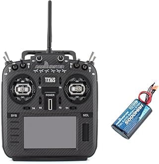 - TX16S MKII MAX with AG01 Hall Gimbals Radio Control System ExpressLRS or Multi-Protocol 4in1 (4IN1 Mode 2-Black with 5000)