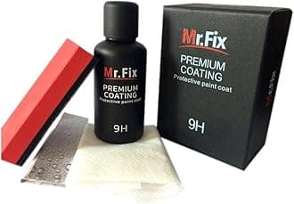 Careflection Upgraded Mr. Fix 9h High Gloss Ceramic Car Coating Kit, Anti-Scratch Care Paint Polish Sealant (30 Ml, Black)