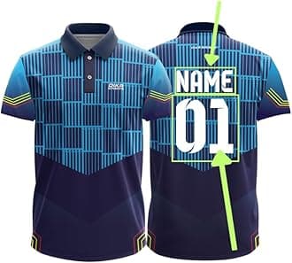 Dika SportsCustom Add Name and Number Jersey for Men Cricket t-Shirt | 2 Year to 5XL