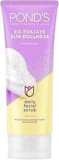 POND'S White Beauty Sun Dullness Removal Daily Facial Scrub Brightening Lightening Face Wash Cleansing Cream 100g