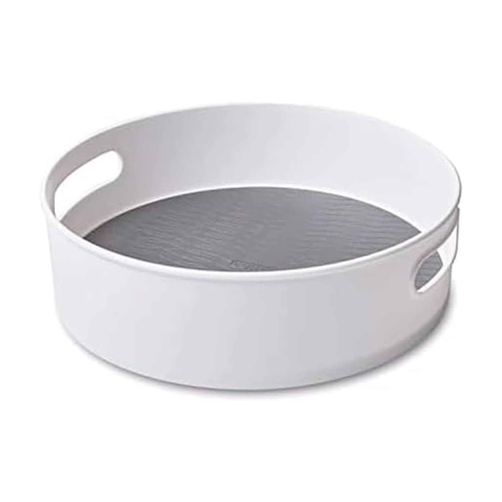 Non-Skid Storage Turntable, 12-Inch, Gray