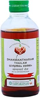 Vaidyaratnam Dhanwantharam Thailam 200 ml (Pack Of 2) Ayurvedic herbal products, Ayurvedic Organic products, Vaidyaratnam Products