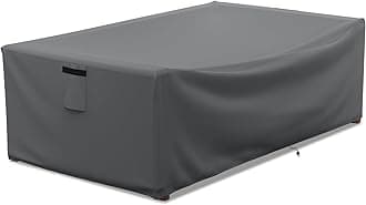 Patio Coffee Table Cover Waterproof Patio Furniture Covers, Heavy Duty Durable Rectangular Outdoor Table Cover Fits up to 48L x 28Wx 13H inches, Grey