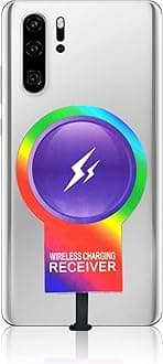 IVY Type-C 5V/2000mA QI Wireless Charging Receiver Adapter for Samsung A16 A26 A36 A56 A06 A15 A55 A35 A25 A54 A14 A34 A24 A13 A23 A33 A53 A12 A22 A32 A42 A52 Compatible with Magsafe