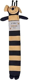 Extra Long Hot Water Bottle – Super Soft Novelty Plush Cover – Natural Rubber 2L Capacity – 72cm Long – Perfect for Pain Relief on Aches or Injuries (Bumblebee)