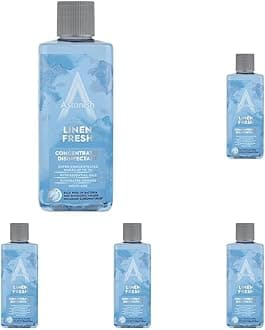 Astonish 3 in 1 Multi-Purpose Super Concentrated Disinfectant with Long Lasting Fragrance, Linen Fresh, 300ml (Pack of 5)