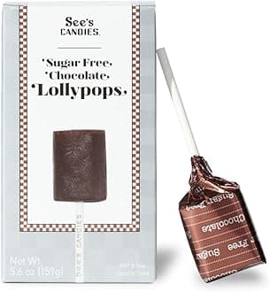 5.6 oz Sugar Free Chocolate Lollypops