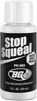 BG Stop Squeal 1fl oz - Disc Brake Quiet - Pad Anti-Squeal - Reduces Brake Noise and Grinding - Quiets Noisy Brakes