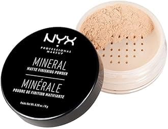 NYX PROFESSIONAL MAKEUP Mineral Finishing Powder, Light/Medium 01 , 0.28 Ounce