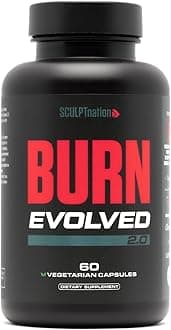 Sculpt Nation by V Shred Burn Thermogenic Fat Burner for Men & Women - Daytime Fat Burner Metabolism Booster - Premium Capsimax Cayenne Pepper, Chromax, Patented Ingredients - 60 Natural Veggie Pills