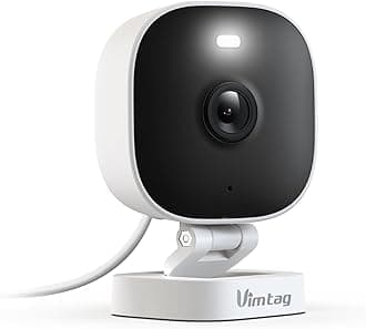VIMTAG 5G/2.4G 4MP Cameras for Home Security-Outdoor/Indoor Camera for Dog/Cat/Pet/Nanny/Baby, Wired, Color Night Vision, Free AI Detection, 2-Way Audio, 24/7 SD Recording,Support Alexa Cloud SD Card