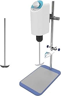 JOANLAB Electric Overhead Stirrer Mixer Laboratory Industrial Liquid Mixer Stirring 10,000mPa.s,10L,100-2000RPM Adjustable