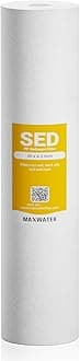 Max Water 5 Micron 20 x 4.5 Sediment Filter 20 inch Whole House BB Water Filteration System Replacement Compatible Cartridge DGD-5005-20, FP25B, AP810-6, FPMB5-20, P5-20, 155358-43, SDC-45-2005