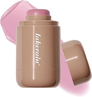 Cream Blush stick, Natural-Looking Matte Finish Makeup Blush stick, Hydrating Long Lasting Lightweight Blendable Blush for cheeks (#1 Soft Pink, 1 PC)