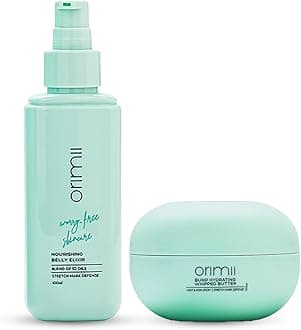 - Happy Belly Stretch Marks Removal & Defence Regime For New & Expecting Mothers | Bump Body Butter & Belly Oil Combo For Hydration & Moisturization | Essential Combo For New Moms