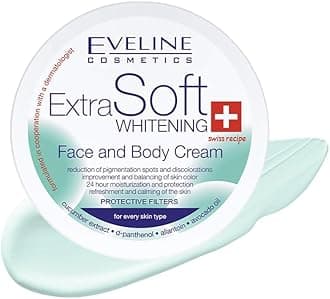 Eveline Cosmetics 100ML Face and Body Cream for Sensitive Skin, Long-Lasting Protection, 24-Hr Moisturization and Protection, Moisturizer for Sensitive Skin -