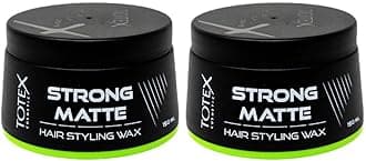 Hair Styling Matte Wax 2x150 ml | Strong Hold Hair Wax for Men | Natural Matte Finish | Long Lasting Styling Paste | Professional Barber Hair Wax Pack of 2