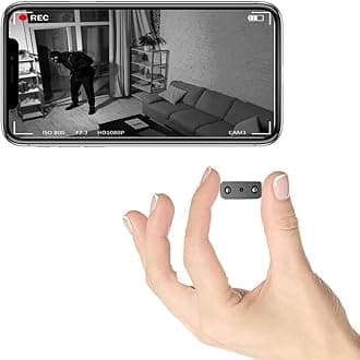 Mini Spy Camera WiFi, Smallest Hidden Cameras HD1080P for Home Security Surveillance, Small Portable Nanny Cam with Phone App, Motion Detection, Night Vision for Indoor