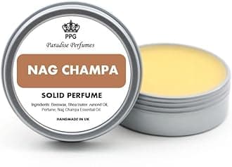 Nag Champa | Natural Solid Perfume | Fragrance Balm 15ml | Beautiful Scent | Cruelty Free | Alcohol-Free | PPG | Handmade In UK