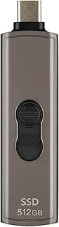 Transcend Portable SSD 512GB USB 10Gbps up to 1050 MB/s Type-C Metal Case TS512GESD330C