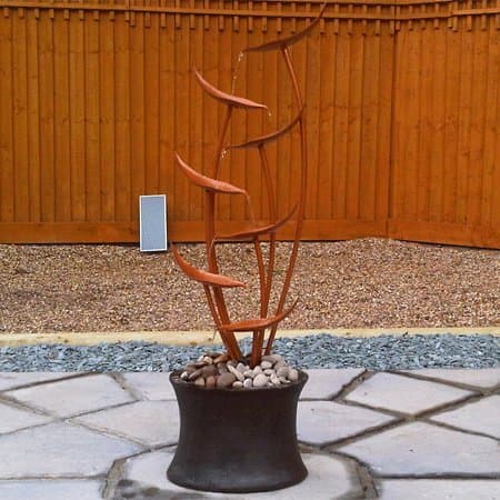 Aqua Moda Autumn Copper Cascade Solar Powered Water Feature