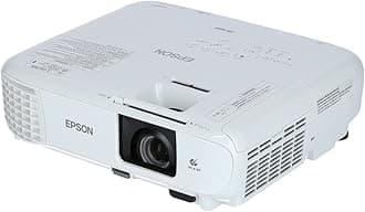Epson EB-W49 WXGA Projector Brightness: 3800lm with HDMI Port (Optional Wi-Fi) (V11H983040)