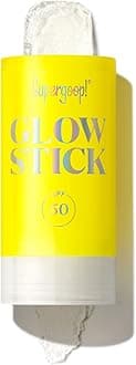 Glow Stick, .7 oz - SPF 50 PA++++ Dry Oil Sunscreen Stick for Face & Body - Brightens & Hydrates for a Healthy Glow - Mess-Free, Travel-Friendly SPF