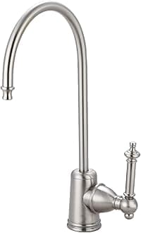 Kingston BrassGourmetier KS7198TL Templeton Single Handle Water Filtration Faucet, Brushed Nickel