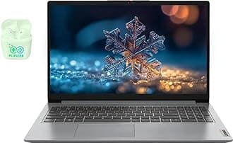 Lenovo IdeaPad 15.6" Laptop, Windows 11 with 1-Year Microsoft Office 365 Included, Intel Celeron Processor, PLUSERA Earphones (Gray, 36GB RAM | 2.6TB Storage)