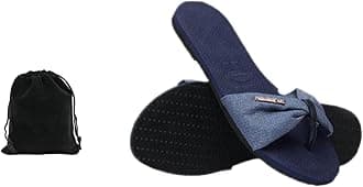 Women's You St. Tropez Shine Sandals - Stylish, Comfortable, and Durable Flip Flops with Shimmery Lurex Straps, Perfect for Beach, Casual, and Everyday Wear, Includes Velvet Pouch