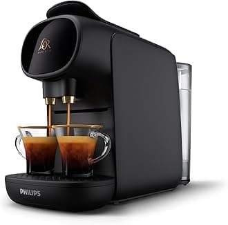 L'OR Barista Sublime Capsule Coffee Machine, Double Shot, 1 or 2 Cups, Full Coffee Menu, Black (LM9012/60)