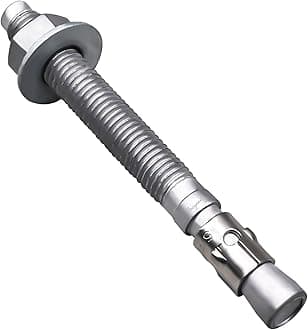 Horiznext 5/8 x 6 inch Wedge Anchor Galvanized Carbon Steel, Expansion Screw ...