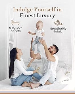 BSB HOME Premium Cotton Elastic Fitted Bedsheets with 2 King Size Pillow Covers | Double Bed with All Around Elastic 180 TC Supersoft | (72''x78'',Green & Red)