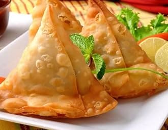 Indian Punjabi Crispy Samosa Vegetarian Half Cooked Samosa 100% Fresh Home Made Snacks x 10 Pcs For Friend & Family For All Occasions Tasty And Twisty Treat Sold By Kidzbuzz