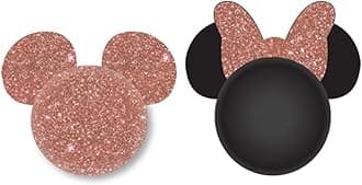 Disney Orange Gold Mickey and Orange Gold Minnie Antenna Topper