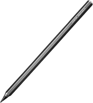 SUN-STAR Metacil Everlasting Metal Pencil, Inkless & Infinity, 2H Black Lead - Metallic Gray, S4482646 (with Authentic Hologram)