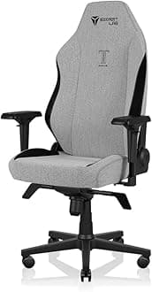 Secretlab Titan Evo Lite in Cookies & Cream SoftWeave Gaming Chair - Reclining - Ergonomic & Heavy Duty Computer Chair with 4D Armrests & Lumbar Support - Light Grey