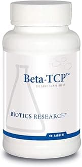 BIOTICS RESEARCH Beta TCP - Natural Nutritional Support for Bile Production, Liver Function, Aids in Fat Digestion & Healthy Cholesterol - Supplies Betaine Organic Beet Concentrate - 90 Tablets