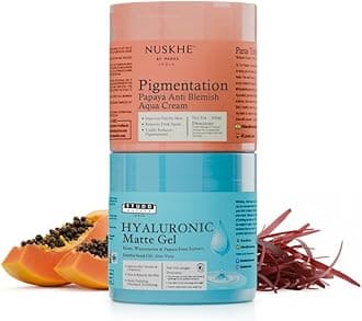 NUSKHE BY PARAS Am Pm Combo | Special Hyaluronic Gel And Pigmentation Cream Combo For Glowing Skin (Each 100 Ml) (Pack Of 2)