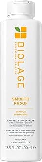 Smooth Proof Shampoo - Gently Cleanses and Adds Shine, Nourishes, Moisturizes & Tames Frizz, For All Frizzy Hair Types, With Camellia Oil & Glycerin, Vegan & Paraben-Free, 13.5 Fl Oz
