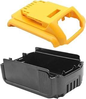 2PCS Battery Case Replacement for Dewalt 18V Battery, Li-ion Battery Plastic Case Cover Replacement Parts Broken Shell Repair Kit Parts for Cordless Power Tool