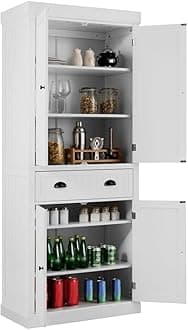 TANGZON Tall Kitchen Cupboard