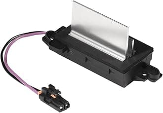 HVAC Blower Motor Resistor - Compatible with Chevy, Cadillac, GMC and Other GM Vehicles - Silverado, Trailblazer, Envoy, Sierra, Rainier - HVAC Control Module - Replaces 1580567, 93803636, 89018778