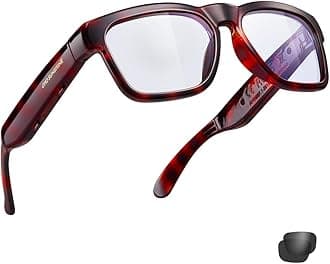 OhO sunshine Smart Glasses Unisex,Polarized Glasses with Bluetooth Speaker,Athletic/Outdoor UV Protection and Voice Control